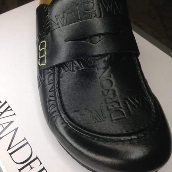JW Anderson Embossed Calf Loafer Mule Black EU 44 NWT main image 4